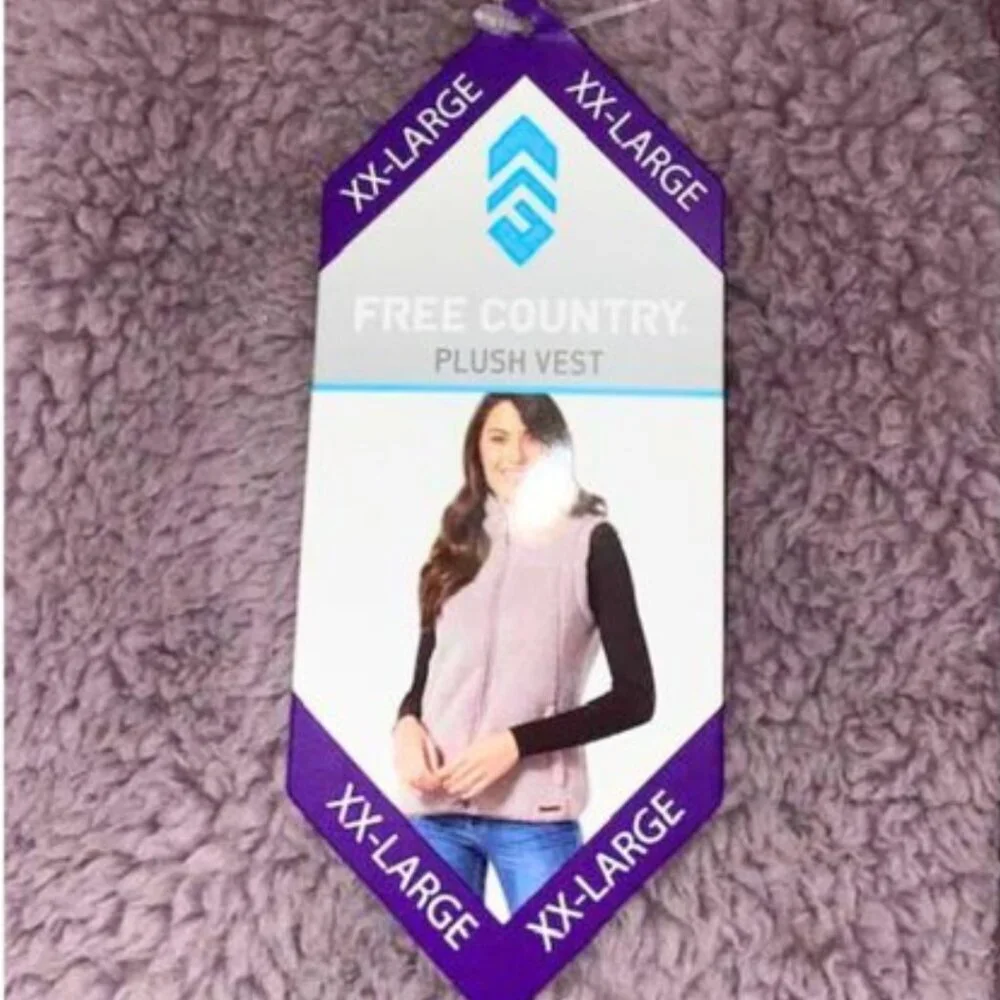 Free Country Plush Vest - New with Tags - Cozy & Soft - Size XXL - Picture 5 of 10